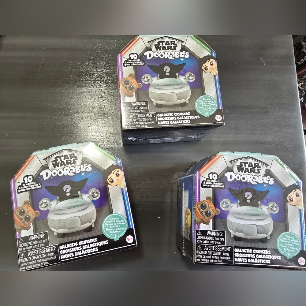 Star Wars Doorables Galactic Cruisers Blind Box - Set of 3 New Special Edition